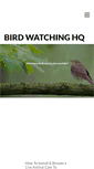 Mobile Screenshot of birdwatchinghq.com